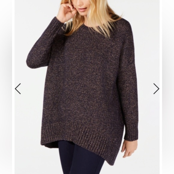 Eileen Fisher Wool Blend Oversized Knit Sweater - Picture 1 of 8